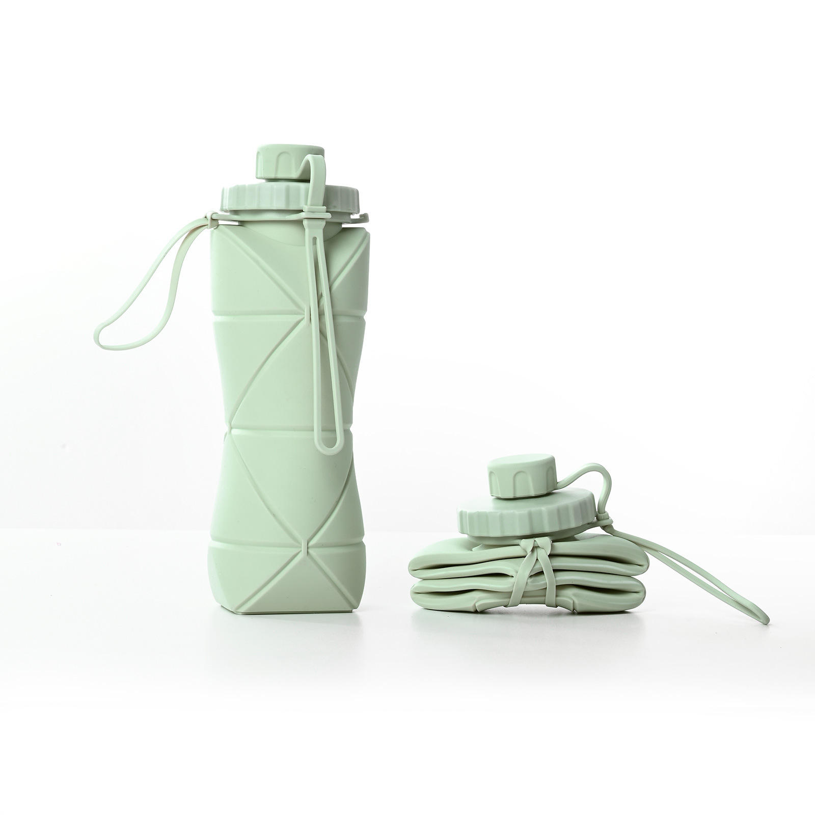 Silicone Folding Water Bottle 600ml 